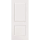 Wood edge steel entry door, 2 panel, 34" x 80", primed white finish