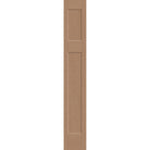 Fiberglass sidelite panel, Craftsman, 12" x 80", tan woodgrain finish