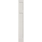 Fiberglass sidelite panel, Craftsman, 12" x 96", white satin smooth finish