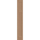 Fiberglass sidelite panel, Craftsman, 14" x 96", tan woodgrain finish