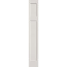 Fiberglass sidelite panel, Craftsman, 14" x 96", white satin smooth finish