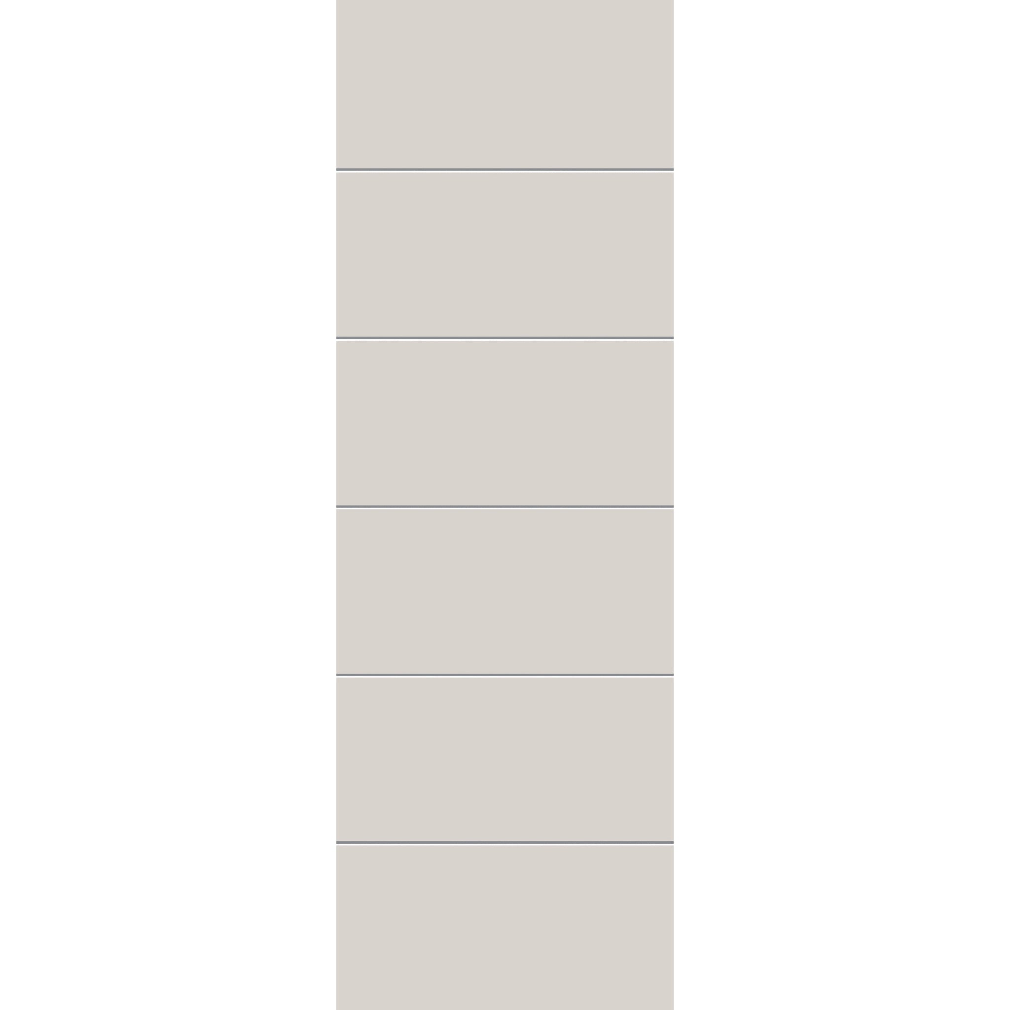 Fiberglass entry door, contemporary 5, 32" x 96", white satin smooth finish