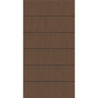 Fiberglass entry door, contemporary 5, 42" x 80", fine woodgrain finish