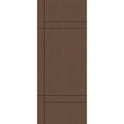 Fiberglass entry door, contemporary 12, 32" x 80", fine woodgrain finish