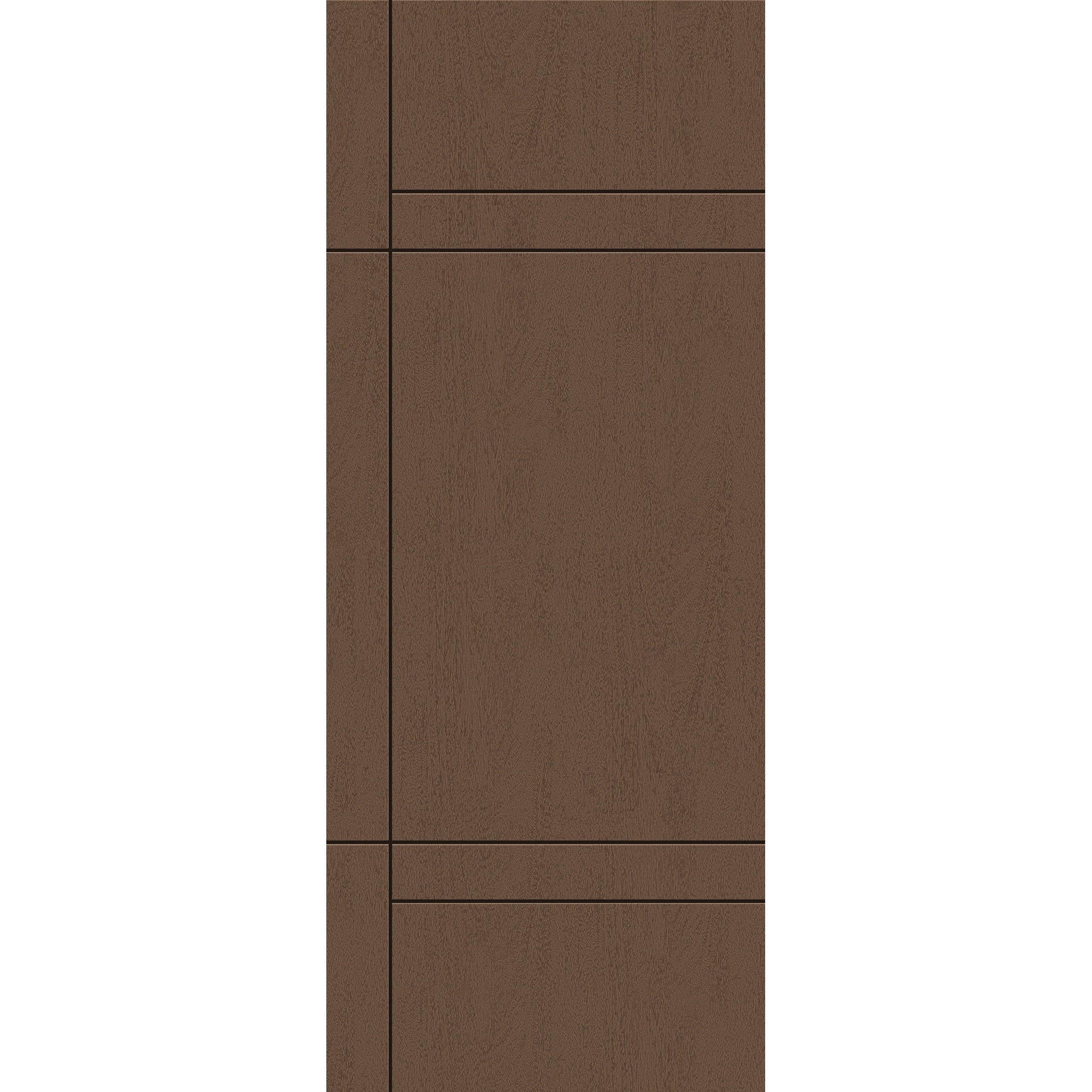 Fiberglass entry door, contemporary 12, 32" x 80", fine woodgrain finish