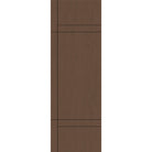 Fiberglass entry door, contemporary 12, 32" x 96", fine woodgrain finish