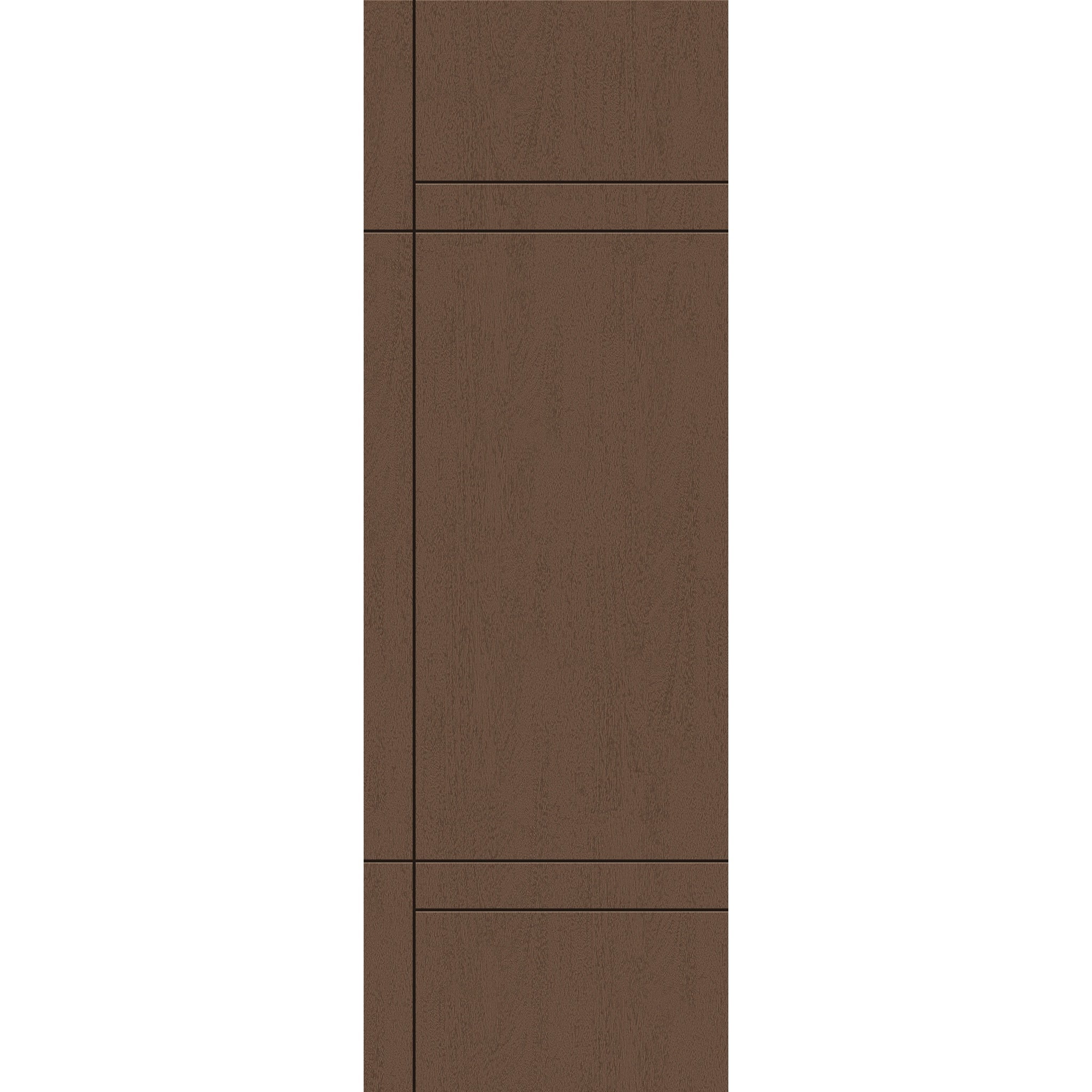 Fiberglass entry door, contemporary 12, 32" x 96", fine woodgrain finish