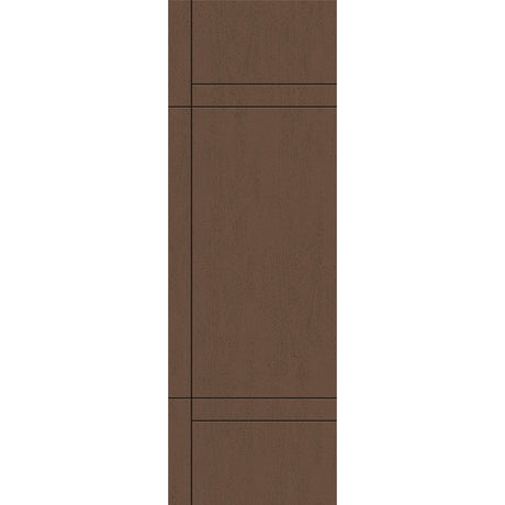 Fiberglass entry door, contemporary 12, 32" x 96", fine woodgrain finish