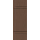 Fiberglass entry door, contemporary 12, 34" x 96", fine woodgrain finish