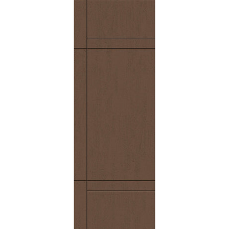 Fiberglass entry door, contemporary 12, 34" x 96", fine woodgrain finish