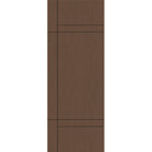 Fiberglass entry door, contemporary 12, 36" x 96", fine woodgrain finish