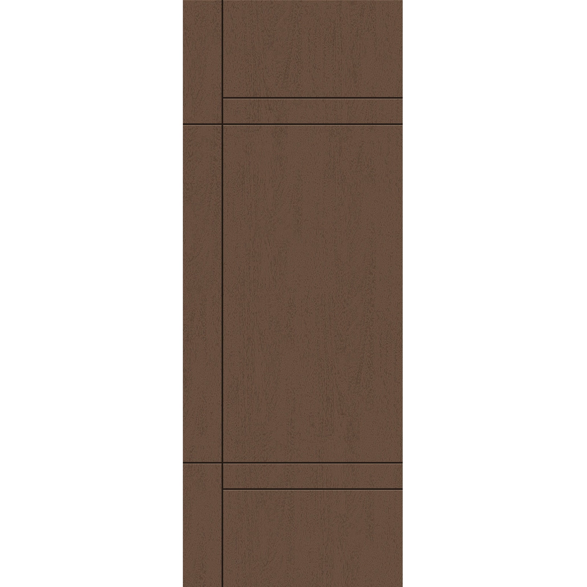 Fiberglass entry door, contemporary 12, 36" x 96", fine woodgrain finish