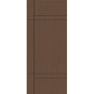 Fiberglass entry door, contemporary 12, 42" x 96", fine woodgrain finish