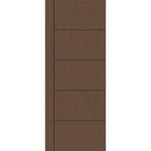 Fiberglass entry door, contemporary 14, 32" x 80", fine woodgrain finish