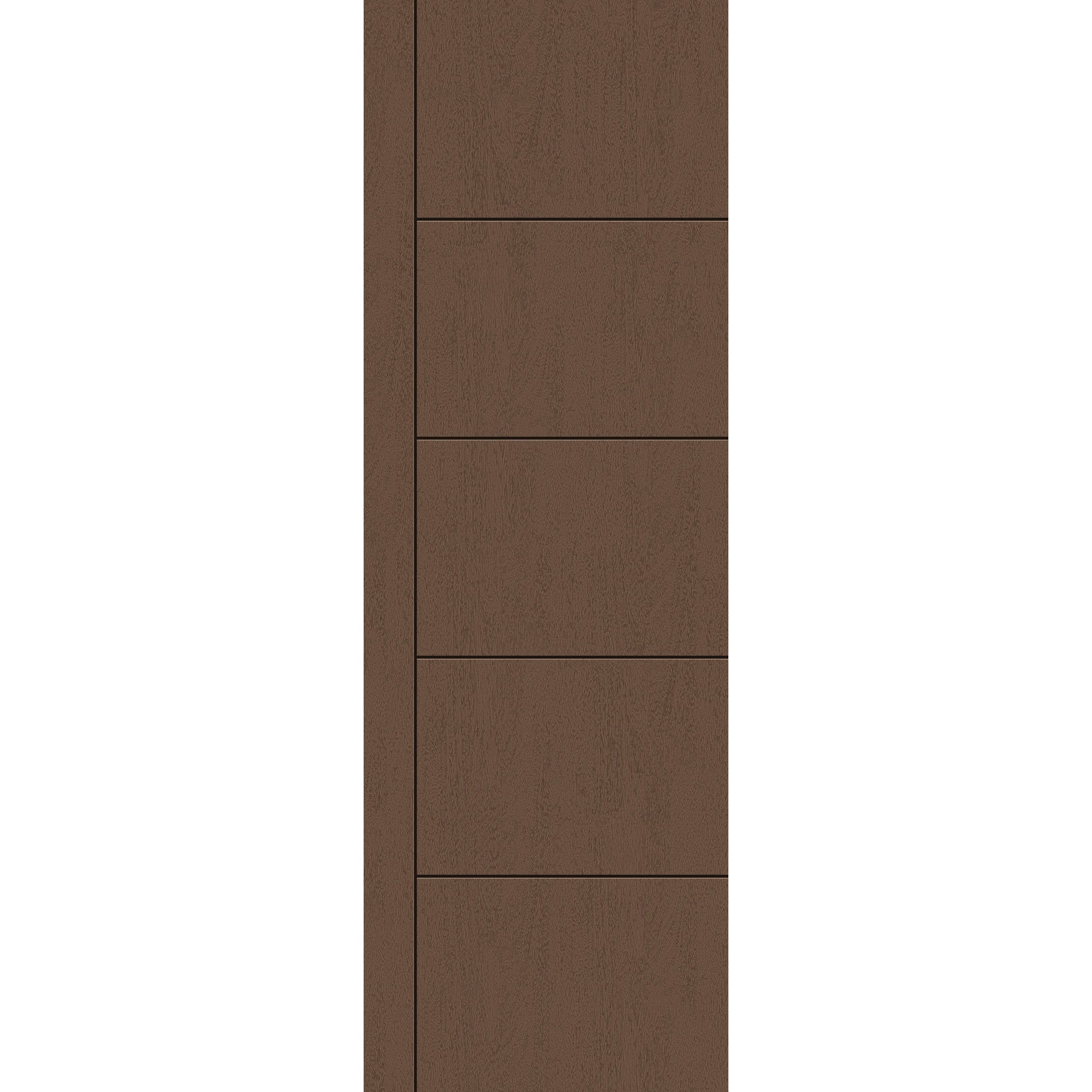 Fiberglass entry door, contemporary 14, 32" x 96", fine woodgrain finish