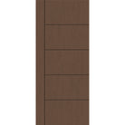 Fiberglass entry door, contemporary 14, 34" x 80", fine woodgrain finish