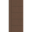 Fiberglass entry door, contemporary 14, 36" x 80", fine woodgrain finish