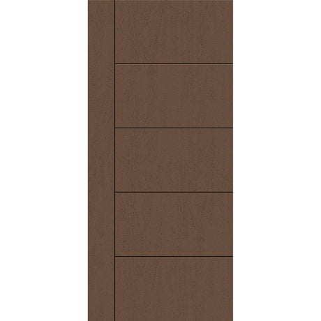 Fiberglass entry door, contemporary 14, 36" x 80", fine woodgrain finish