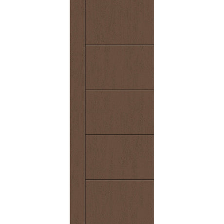 Fiberglass entry door, contemporary 14, 36" x 96", fine woodgrain finish