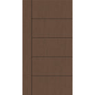 Fiberglass entry door, contemporary 14, 42" x 80", fine woodgrain finish