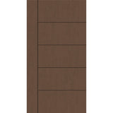 Fiberglass entry door, contemporary 14, 42" x 80", fine woodgrain finish