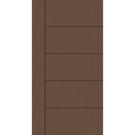 Fiberglass entry door, contemporary 14, 42" x 80", fine woodgrain finish