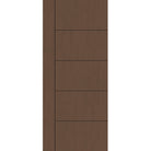 Fiberglass entry door, contemporary 14, 42" x 96", fine woodgrain finish