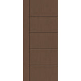 Fiberglass entry door, contemporary 14, 42" x 96", fine woodgrain finish