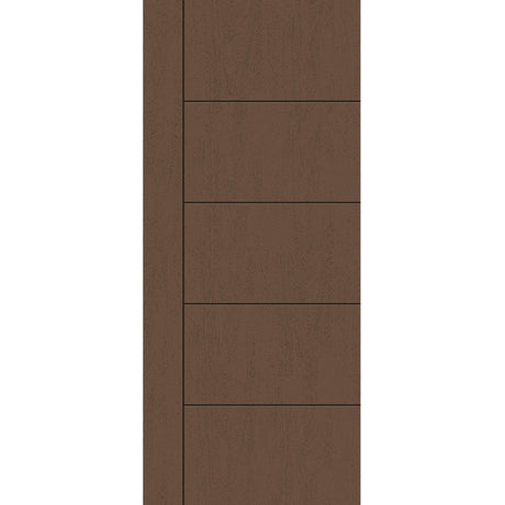 Fiberglass entry door, contemporary 14, 42" x 96", fine woodgrain finish