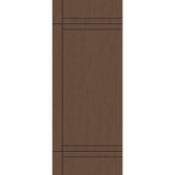 Fiberglass entry door, contemporary 16, 32" x 80", fine woodgrain finish
