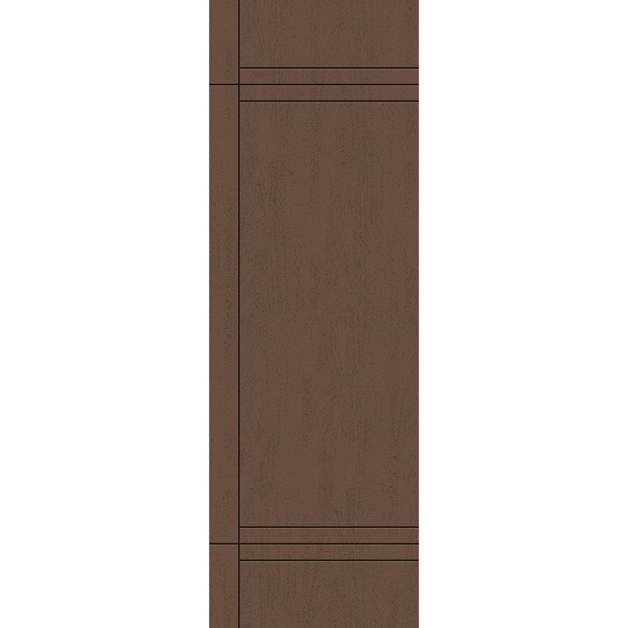 Fiberglass entry door, contemporary 16, 32" x 96", fine woodgrain finish
