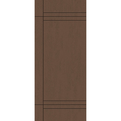 Fiberglass entry door, contemporary 16, 34" x 80", fine woodgrain finish