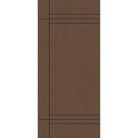 Fiberglass entry door, contemporary 16, 36" x 80", fine woodgrain finish
