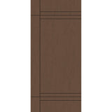Fiberglass entry door, contemporary 16, 36" x 80", fine woodgrain finish