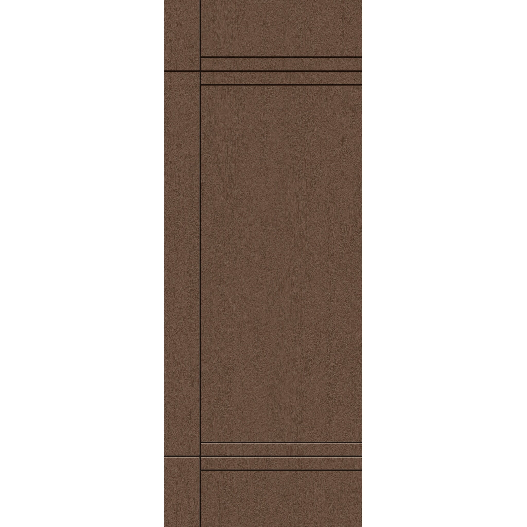 Fiberglass entry door, contemporary 16, 36" x 96", fine woodgrain finish