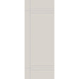 Fiberglass entry door, contemporary 16, 36" x 96", white satin smooth finish