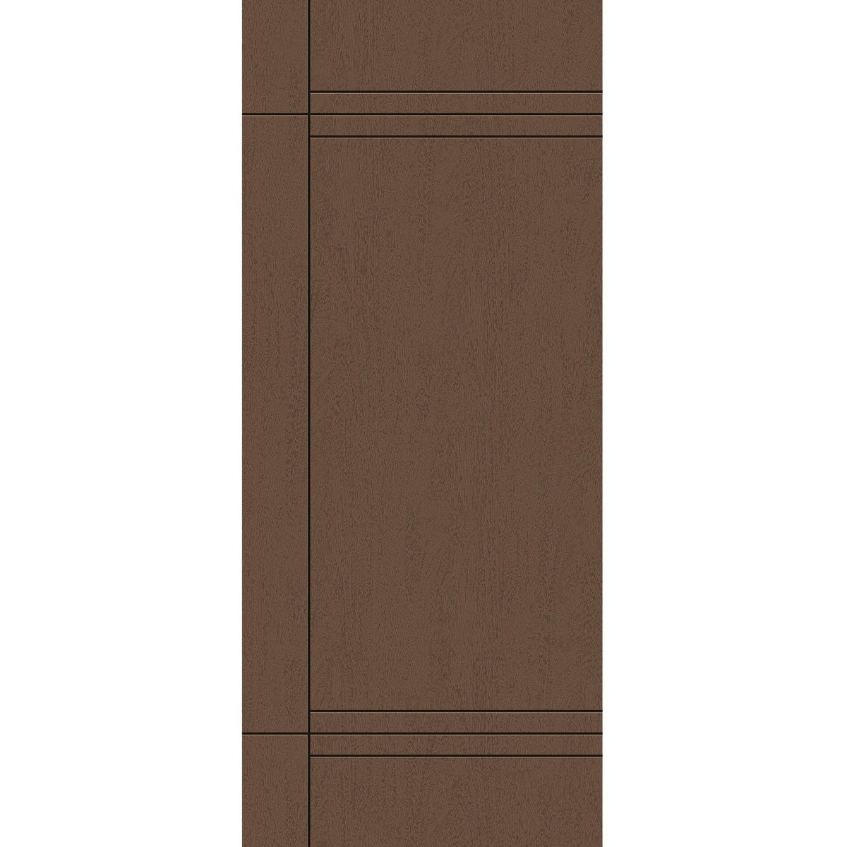 Fiberglass entry door, contemporary 16, 42" x 96", fine woodgrain finish