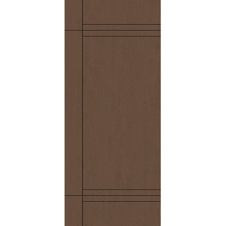 Fiberglass entry door, contemporary 16, 42" x 96", fine woodgrain finish