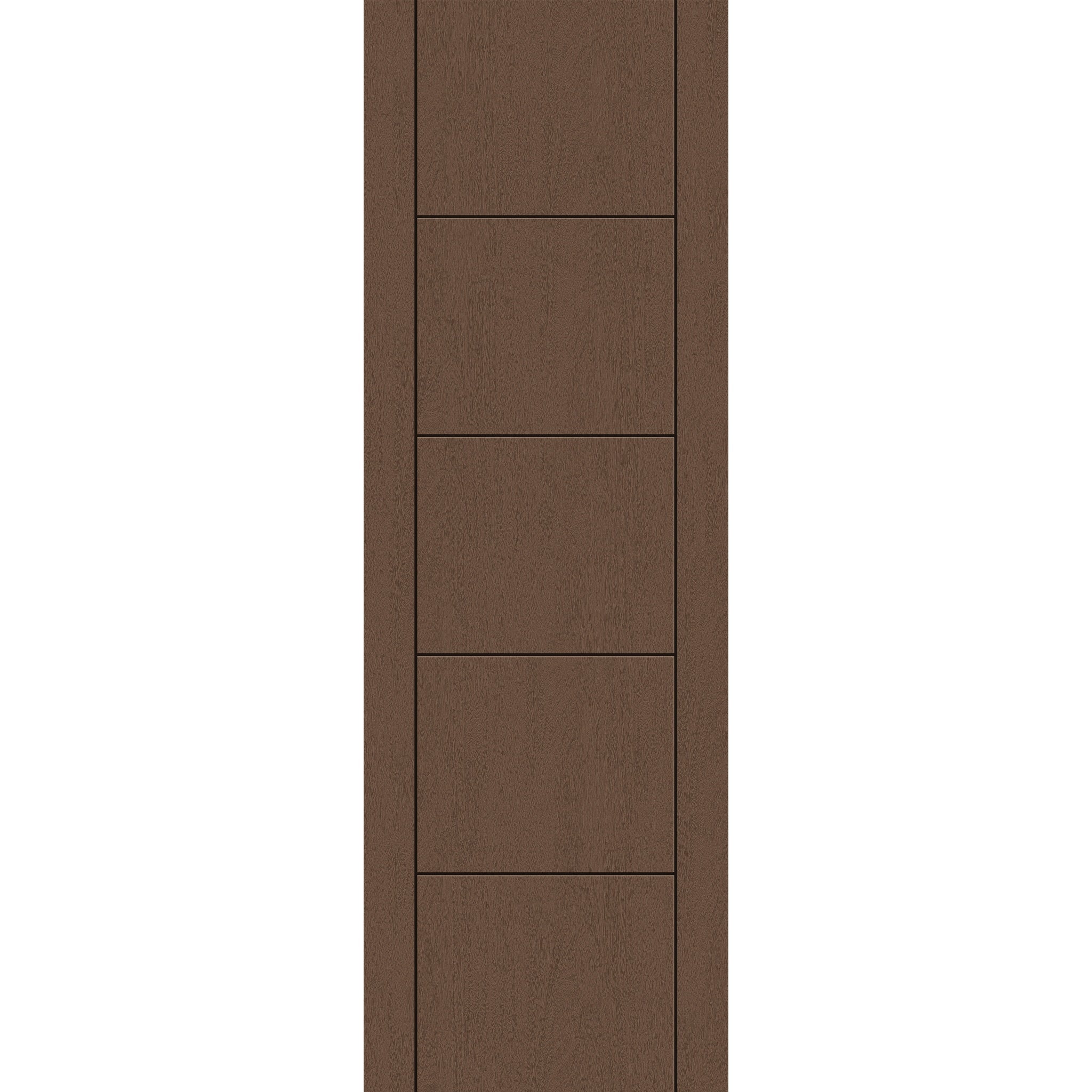 Fiberglass entry door, contemporary 24, 32" x 96", fine woodgrain finish