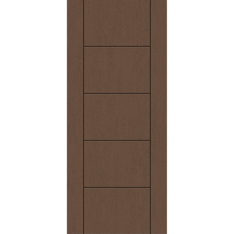 Fiberglass entry door, contemporary 24, 34" x 80", fine woodgrain finish