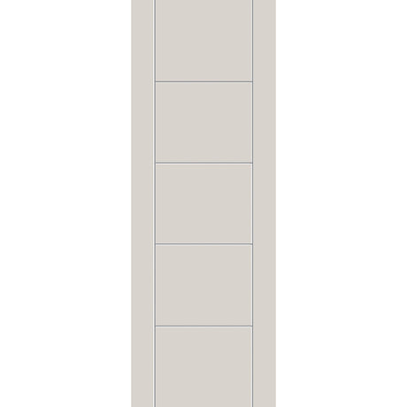 Fiberglass entry door, contemporary 24, 34" x 96", white satin smooth finish