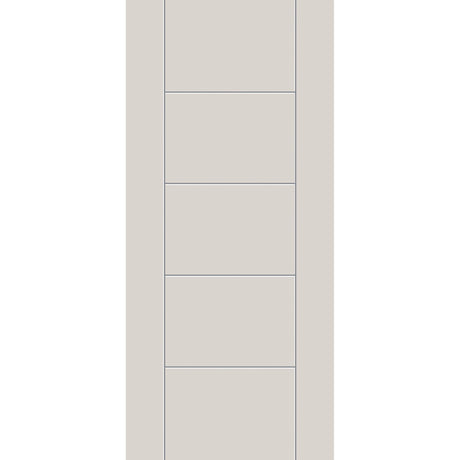 Fiberglass entry door, contemporary 24, 36" x 80", white satin smooth finish