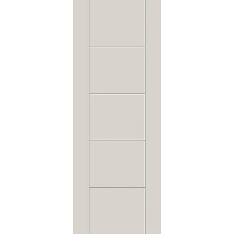Fiberglass entry door, contemporary 24, 36" x 96", white satin smooth finish