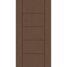 Fiberglass entry door, contemporary 24, 42" x 80", fine woodgrain finish