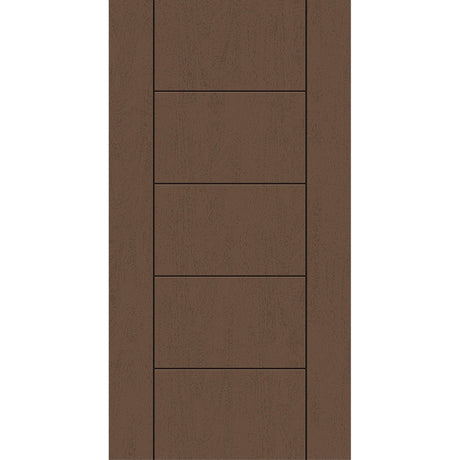 Fiberglass entry door, contemporary 24, 42" x 80", fine woodgrain finish