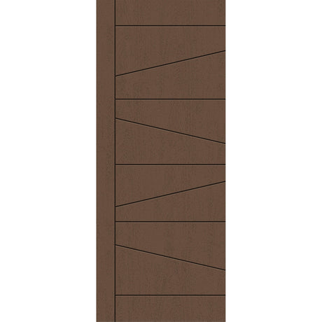 Fiberglass entry door, contemporary 29, 32" x 80", fine woodgrain finish