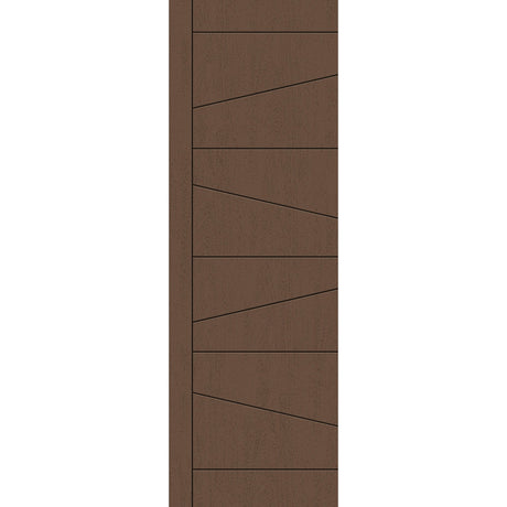 Fiberglass entry door, contemporary 29, 32" x 96", fine woodgrain finish