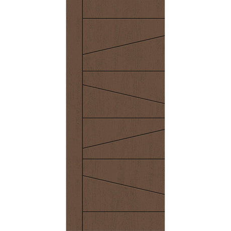 Fiberglass entry door, contemporary 29, 34" x 80", fine woodgrain finish