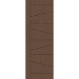 Fiberglass entry door, contemporary 29, 34" x 96", fine woodgrain finish