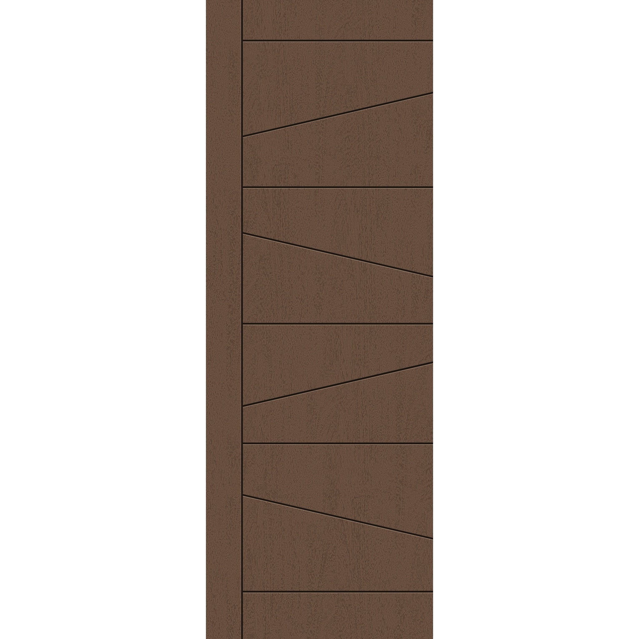 Fiberglass entry door, contemporary 29, 34" x 96", fine woodgrain finish